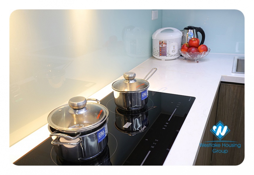 Nice one bedroom apartment for rent in a brand-new building in Ba Dinh